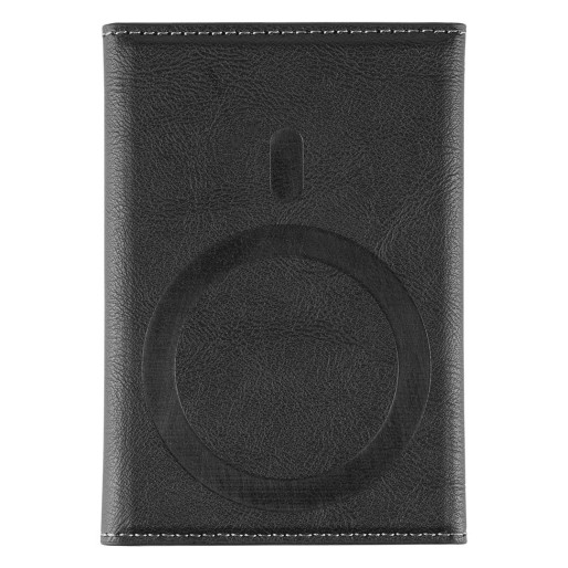 EMBER, card and phone holder with magnet, black