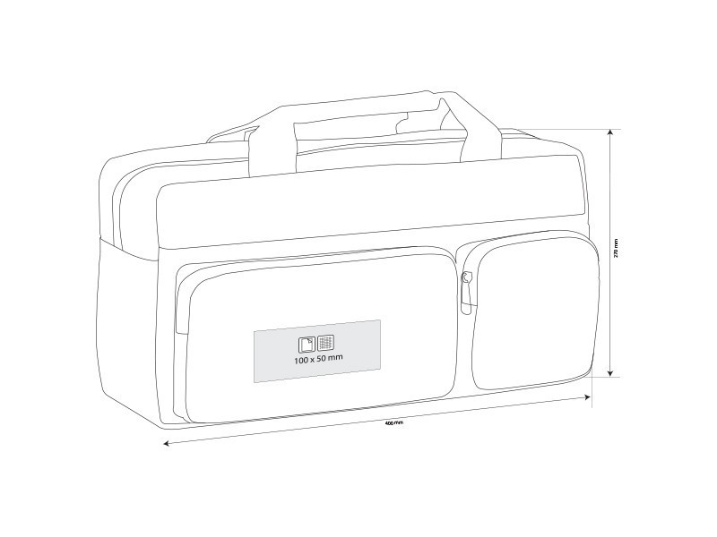 BARNET, konferencijska torba, crna