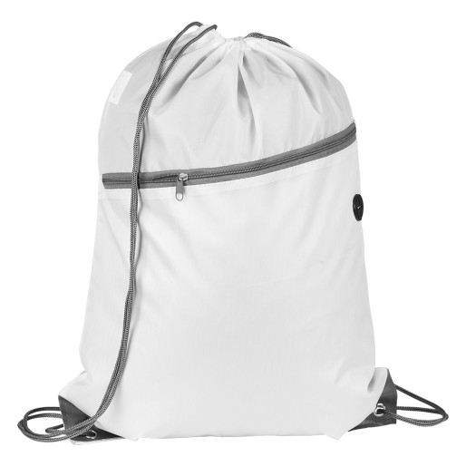 SLICK, drawstring bag, white
