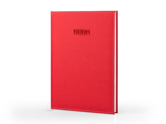 BENEFIT, rokovnik formata B5, crvena