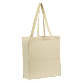 BAZAR, cotton shopping bag, 150 g/m2, beige