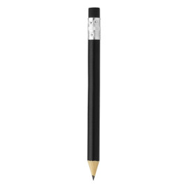 PIGMENT MINI, wooden pencil hb with eraser, black