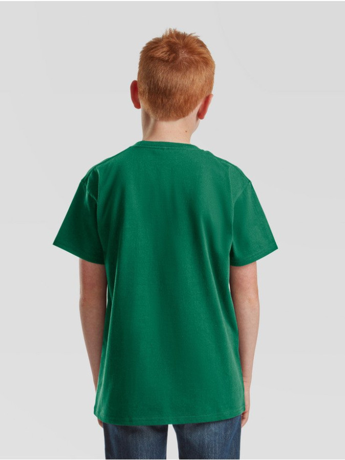 Fruit of the loom, KIDS ICONIC 195 T pamučna majca kolidž zelena 128 (7-8 godina)