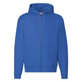 Fruit Of The Loom, Premium Hooded sweat jakna, royal plavi, M