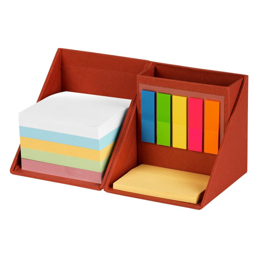 BLOCK, stationery set, red