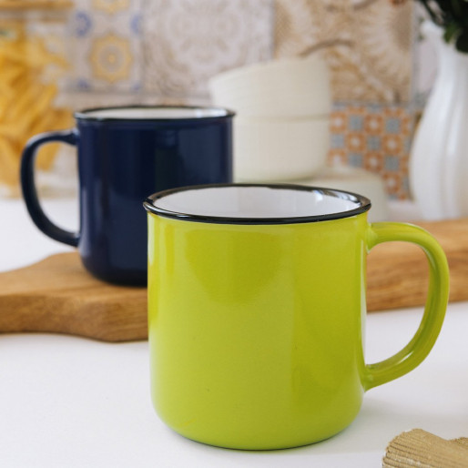 BETTY, keramička šolja, 250 ml, svetlo zelena