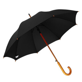 CLASSIC RPET, umbrella with automatic opening, black