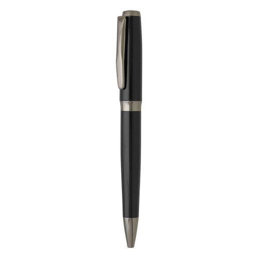 ARES, regent metal ball pen and roller pen set, black