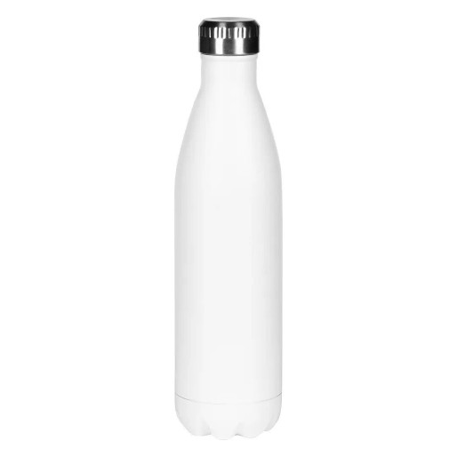 FLUID MAX, vacuum insulated bottle, 750 ml, white