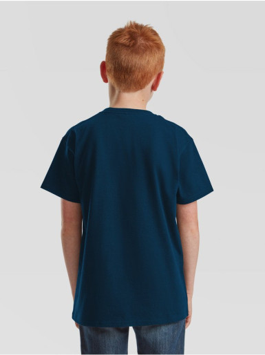 Fruit of the loom, KIDS ICONIC 195 T pamučna majca petrol plava 104 (3-4 godina)