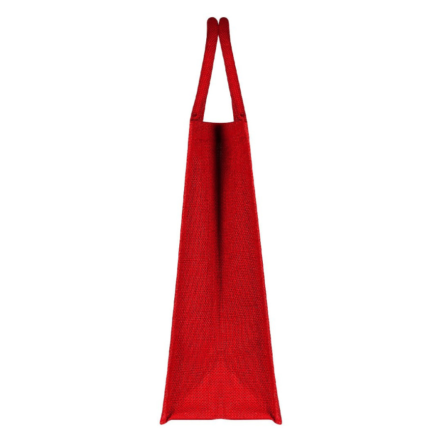 MAKARENA, jute shopping bag, red