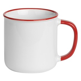 BETTY BIANCO, stoneware mug, 250 ml, red