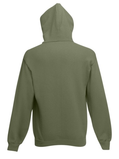 Fruit Of The Loom, Premium Hooded Sweat Jacket, Olive Green, L