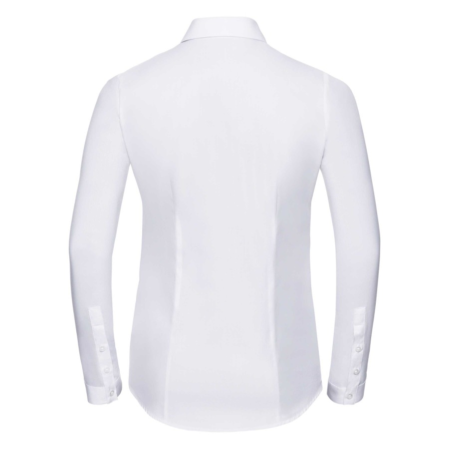 RUSSELL women's long sleeve shirt HERRINGBONE