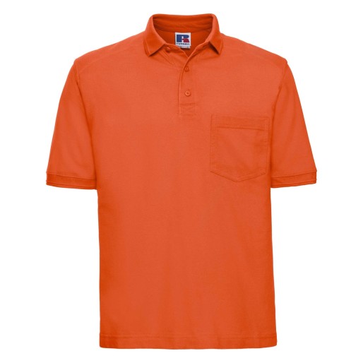 Russell cotton polo shirt for work