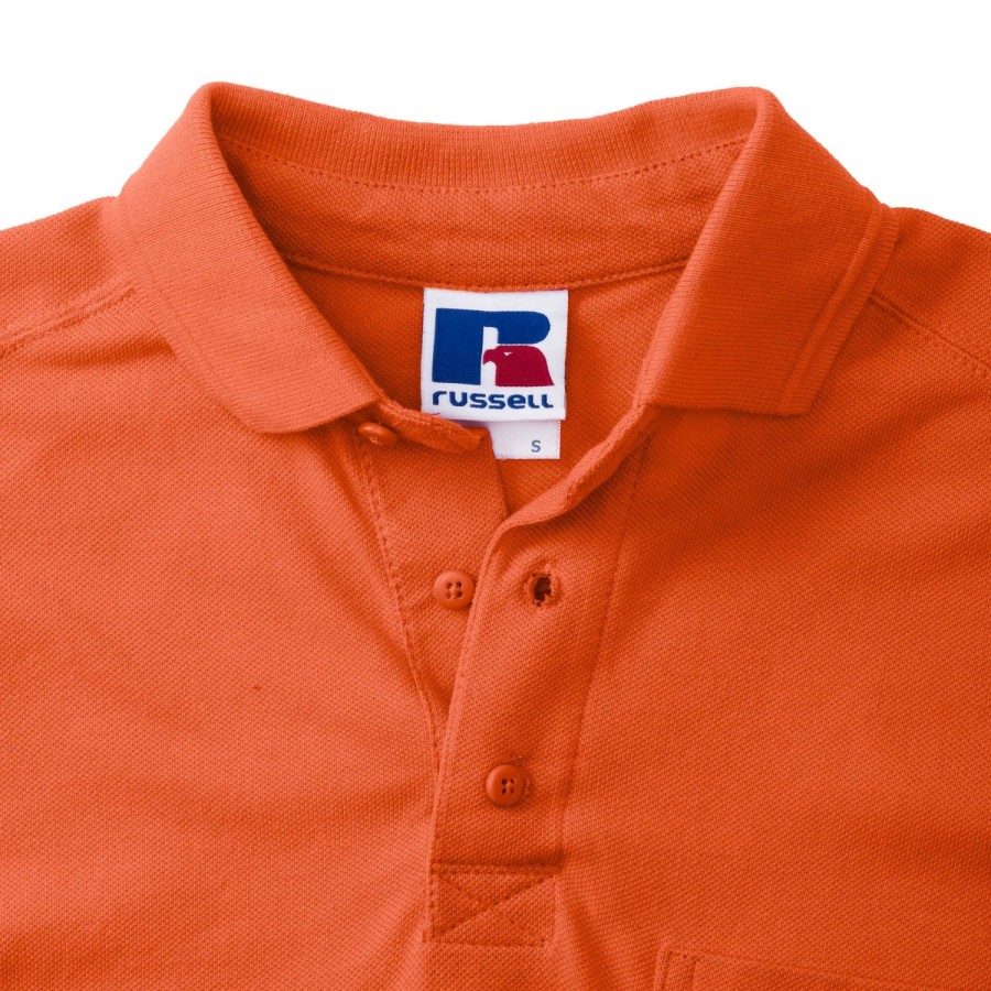 Russell cotton polo shirt for work