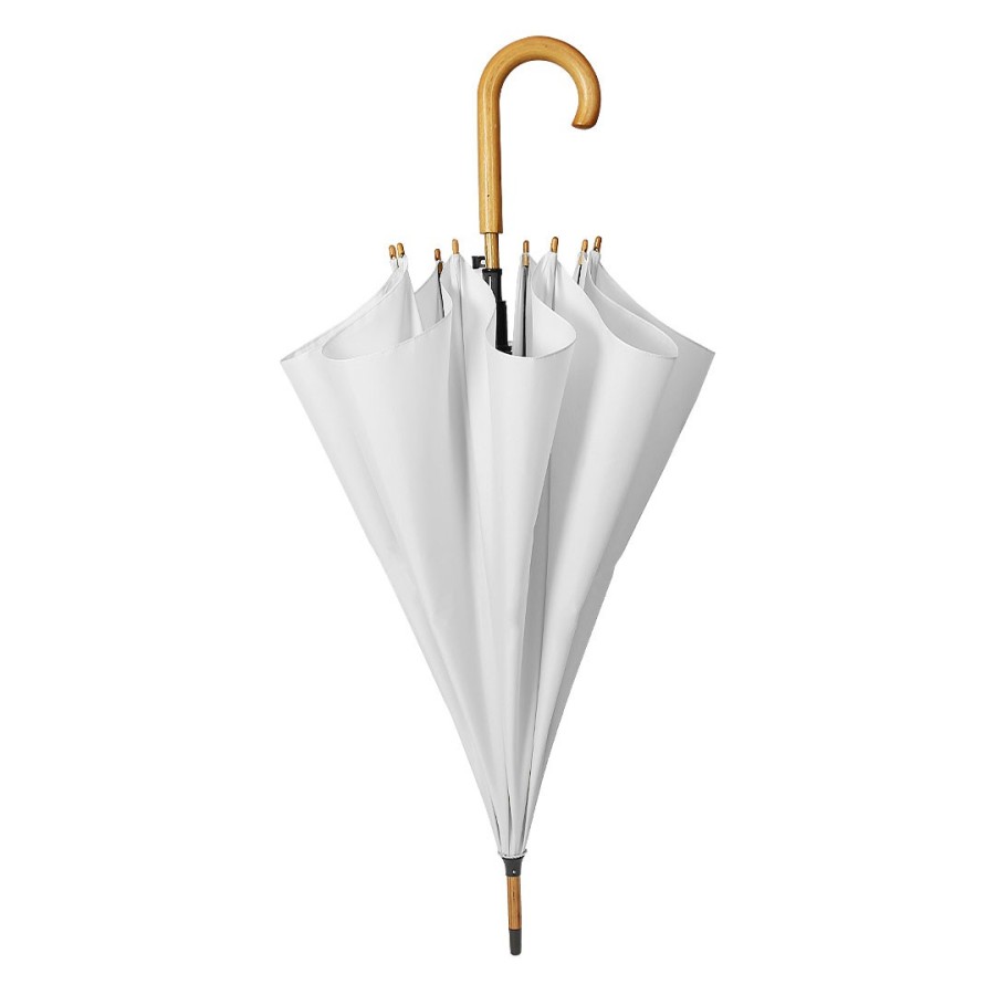 CLASSIC RPET, umbrella with automatic opening, white