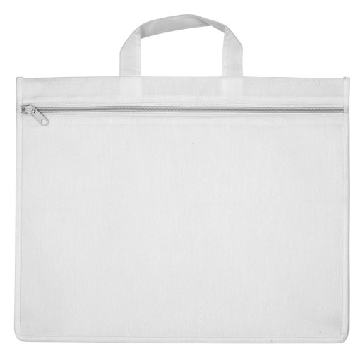 CARTELLA, biodegradable conference bag, white