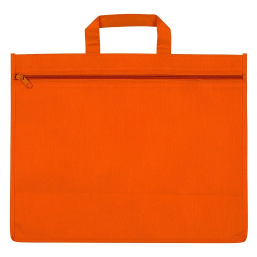CARTELLA, biodegradable conference bag, orange