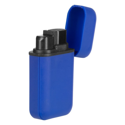 TORCH, plastic electronic lighter with double turbo flame, royal blue