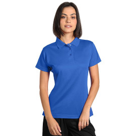 LACROSS LADY, women’s sports polo shirt, 130 g/m², royal blue