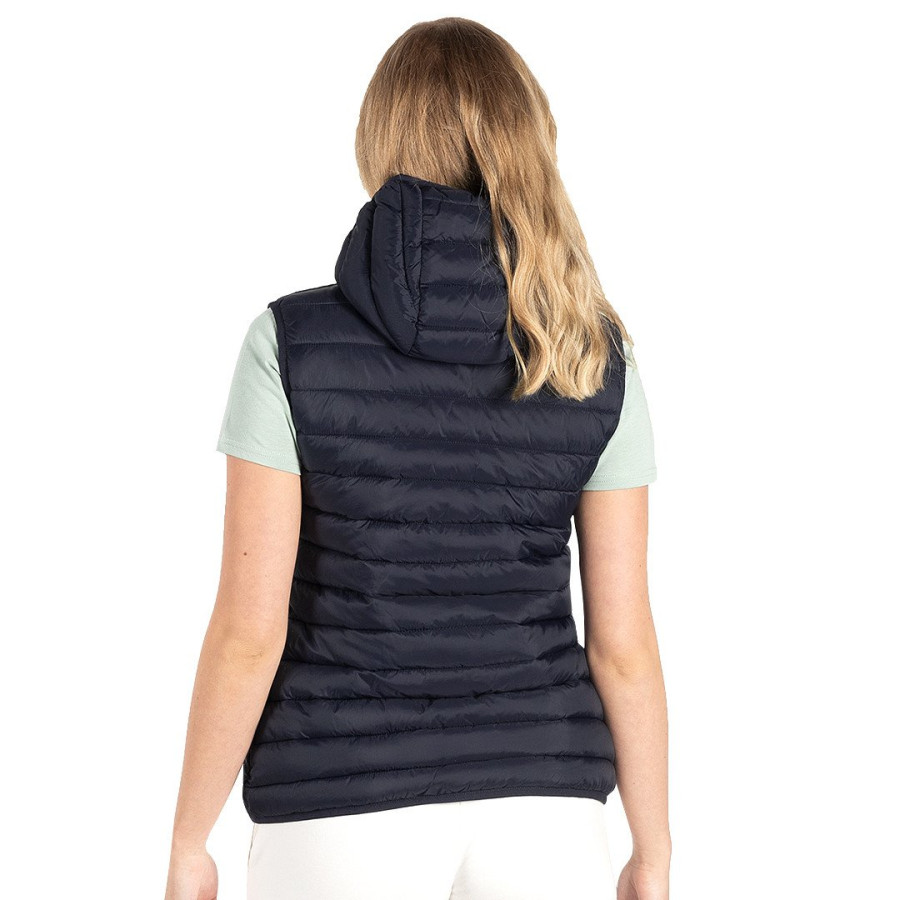 LIBERTY HOOD VEST WOMEN, ženski prsluk sa kapuljačom, plavi