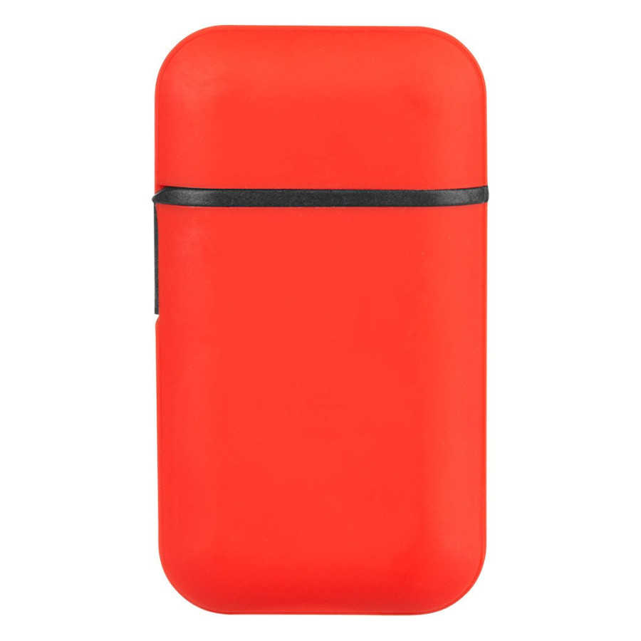 TORCH, plastic electronic lighter with double turbo flame, red