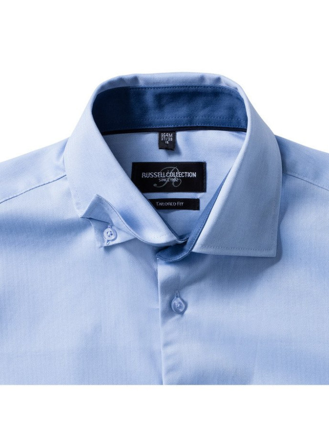 RUSSELL EUROPE CONTRAST HERRIGBONE SHIRT, moderna košulja