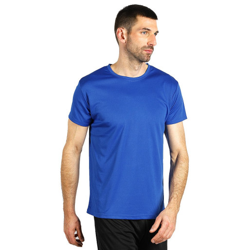 CROSSFIT, sports t-shirt, 100% polyester, royal blue