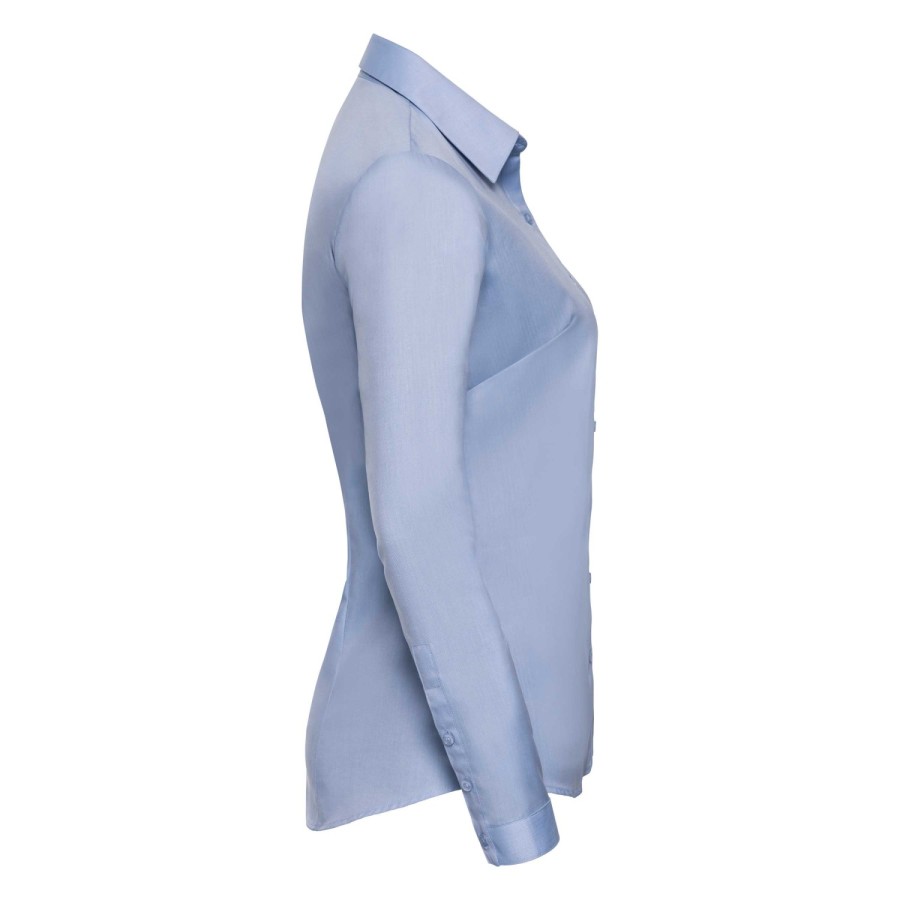 RUSSELL women's long sleeve shirt HERRINGBONE