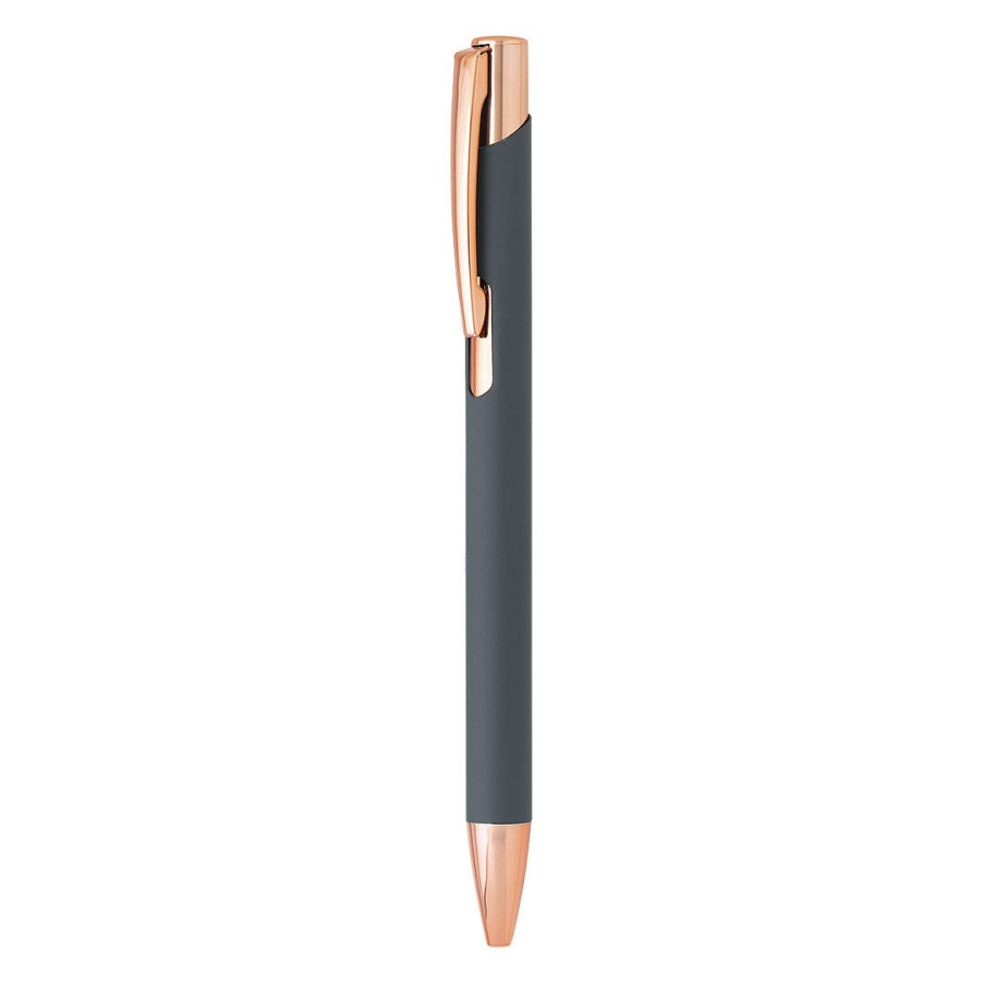 OGGI ROSE GOLD, metalna hemijska olovka, siva