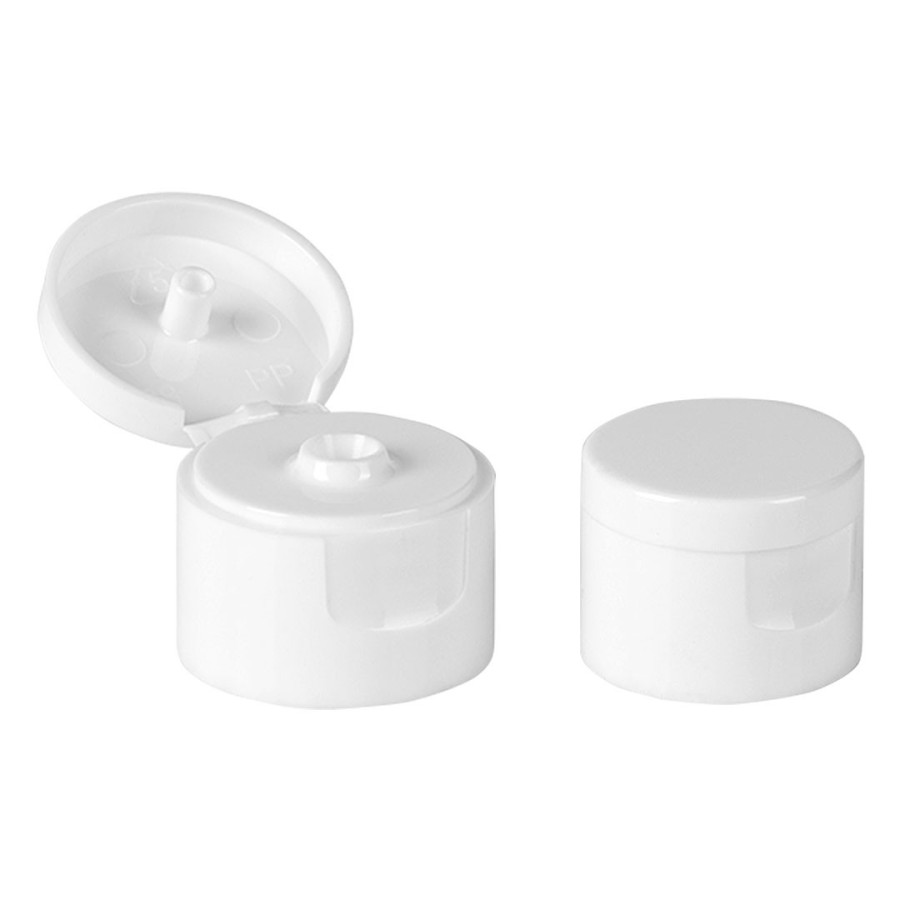 FLIP CAP 24-410, zatvarač sa poklopcem, beli