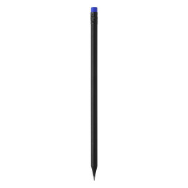 BLACKY COLOR, wooden pencil hb with eraser, royal blue