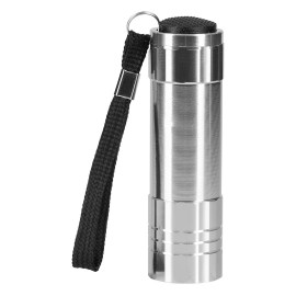 MAJORKA, flashlight (9 led), silver