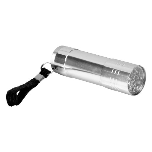 MAJORKA, baterijska lampa (9 led), srebrna