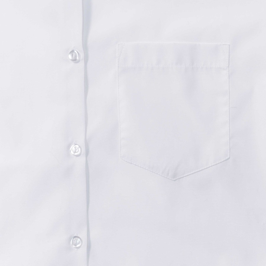 RUSSELL Women's Long Sleeved POLYCOTTON EASY CARE POPLIN Shirt