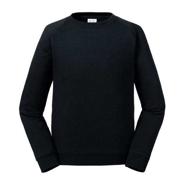 RUSSELL Authentic Raglan dečiji duks, crni