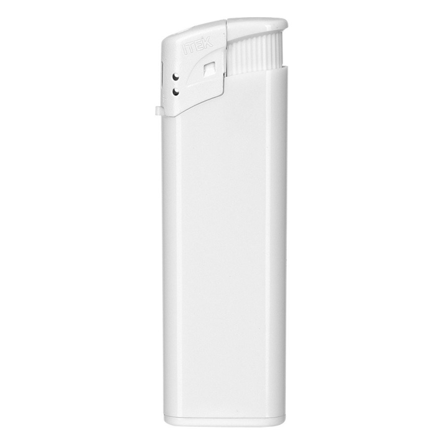 TANK, plastic electronic lighter, white