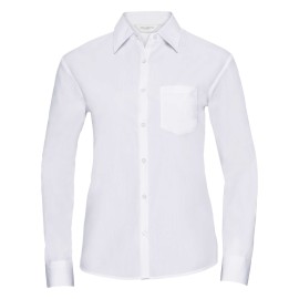 RUSSELL ženka košulja strukirana sa dugim rukavima POLYCOTTON EASY CARE POPLIN