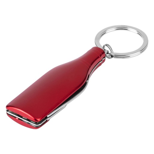 BOTELLA, višenamenski nož i privezak, crveni