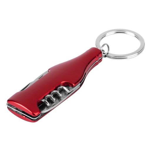 BOTELLA, višenamenski nož i privezak, crveni