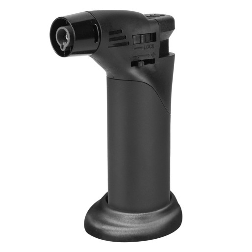 HEFEST, plastic torch lighter, black