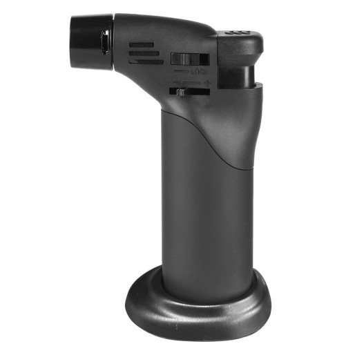 HEFEST, plastic torch lighter, black