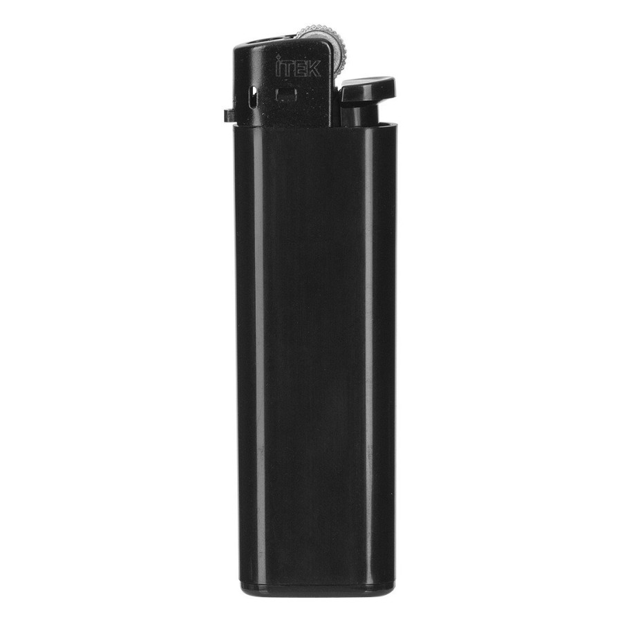 FUEGO, plastic flint lighter, black