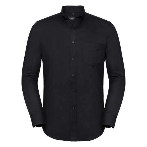 Russell Europe Muška Long Sleeve Tailored Button Down Oxford košulja, košulja dugih rukava