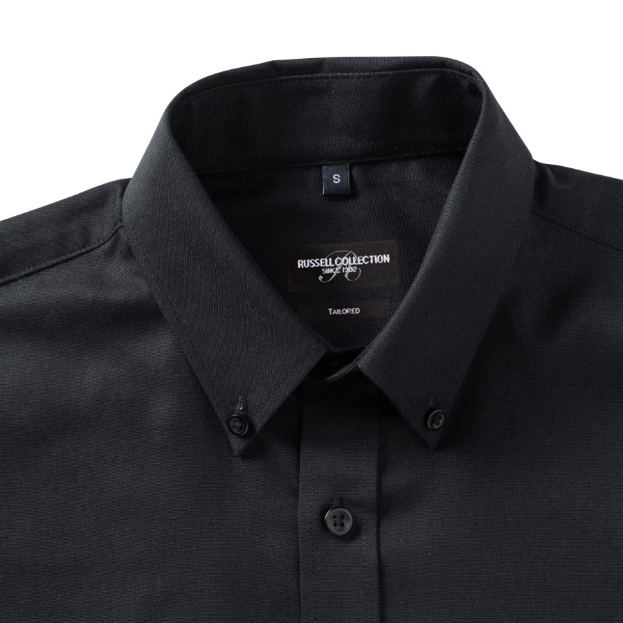 Russell Europe Muška Long Sleeve Tailored Button Down Oxford košulja, košulja dugih rukava
