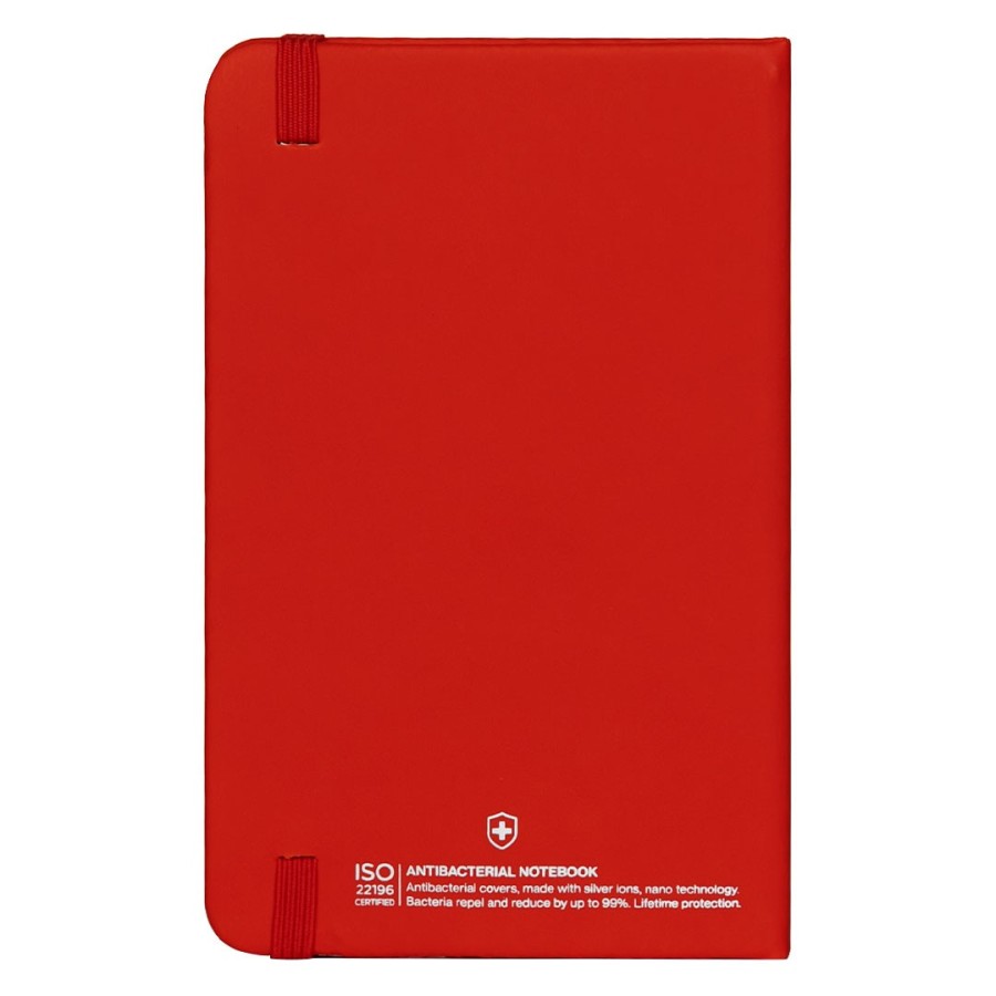 NOTE MINI AB, antibacterial a6 notebook, red