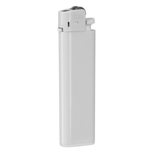 FUEGO, plastic flint lighter, white