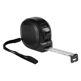 INCH 5, measuring tape, 5m, black