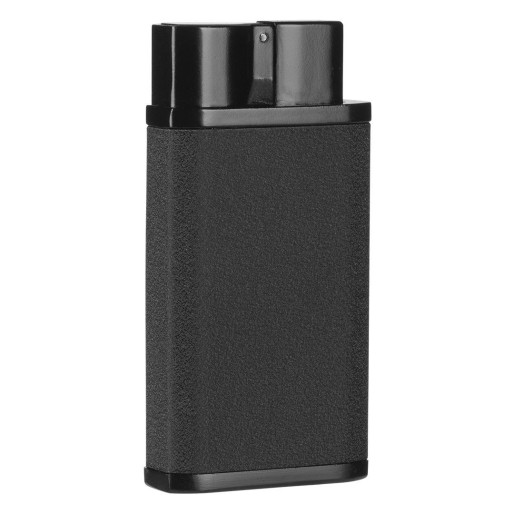 FLICKER, metal lighter with turbo flame, black